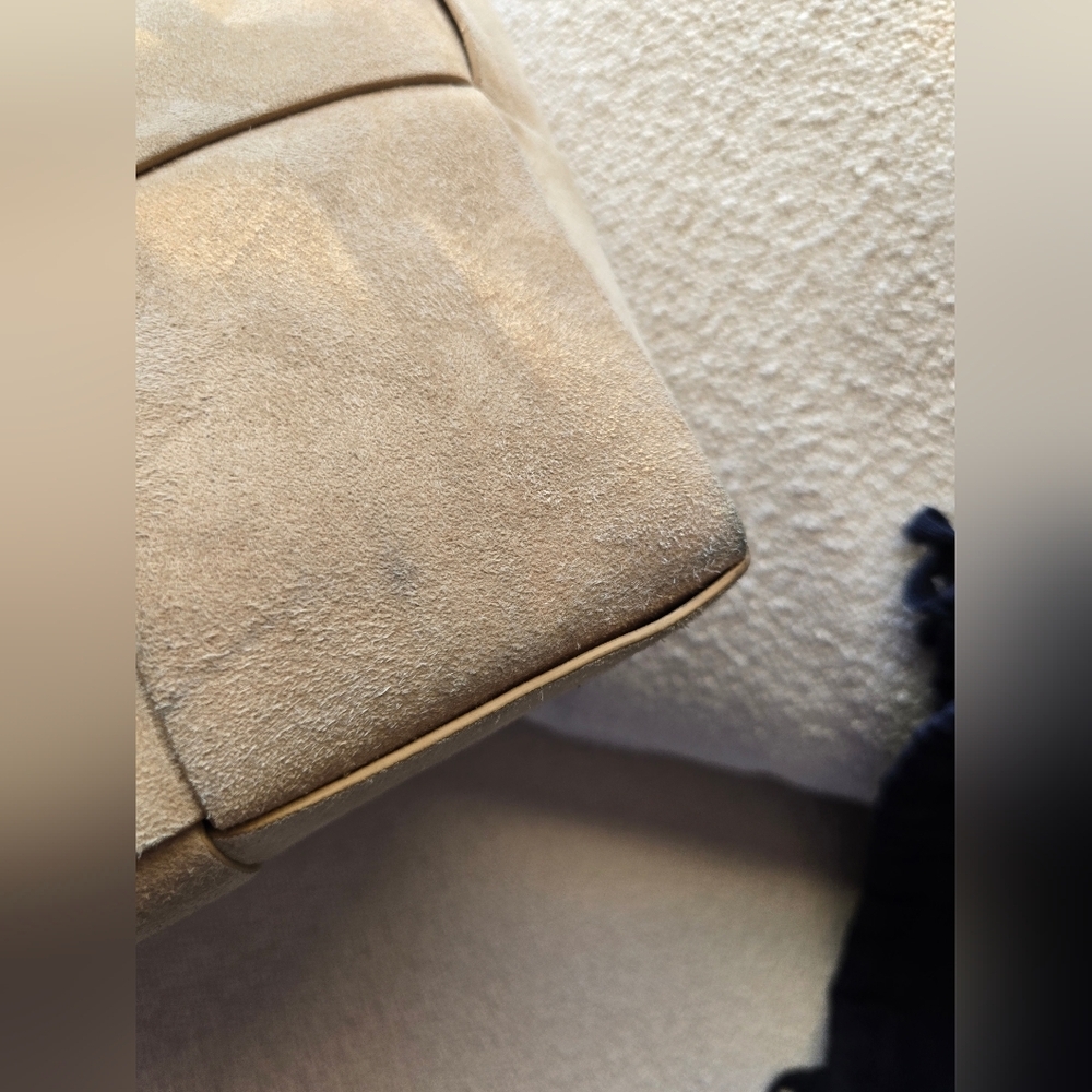 McLaughlin, Tessare Suede Handbag, Sand - Picture 10 of 16